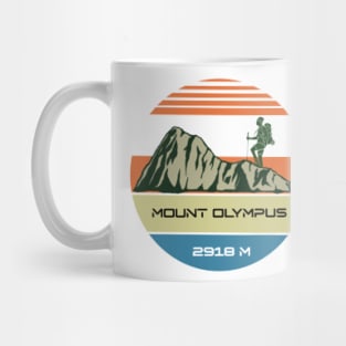 Mount Olympus, 2918m ,Climber Mug